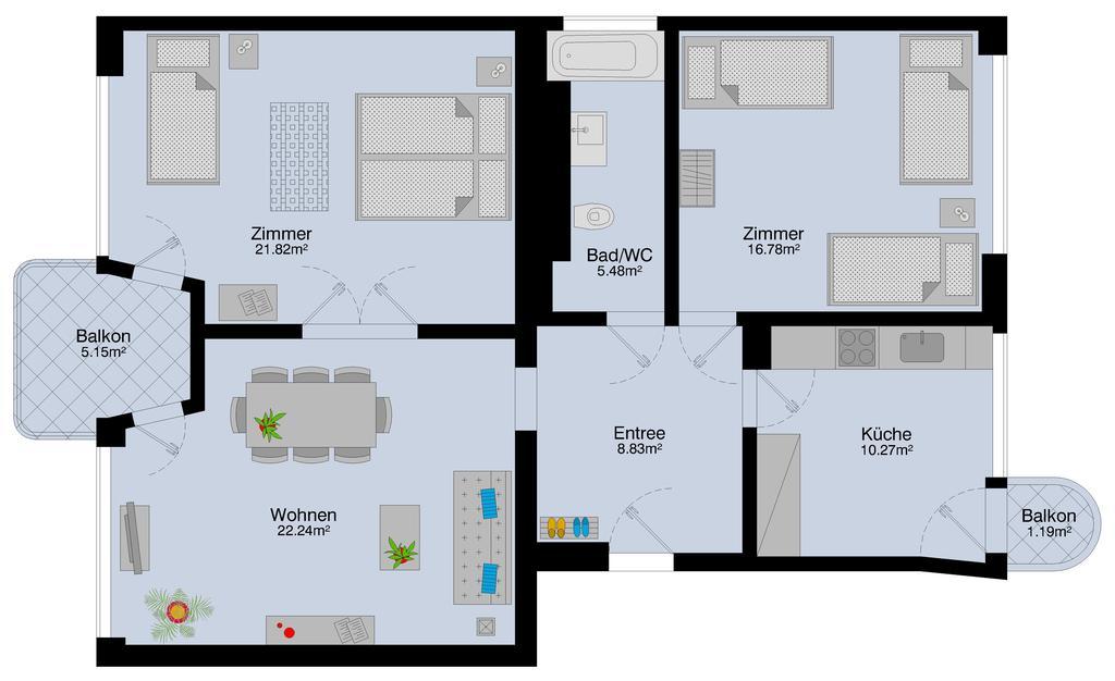 Hitrental Kreuzplatz Apartments Zurich